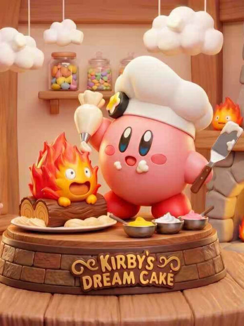 Kirby's Dream Cake — Kirby x Calcifer - Collectible Figure Main View
