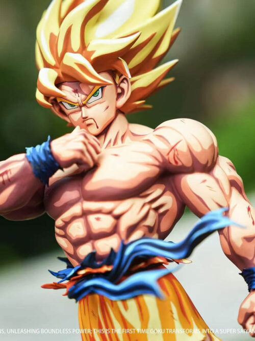 Super Saiyan Awakening Son Goku (Battle-Damaged Repaint) - Detail View 4