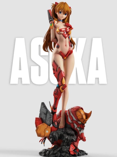 Mecha Girl Asuka Langley Soryu - Collectible Figure Main View