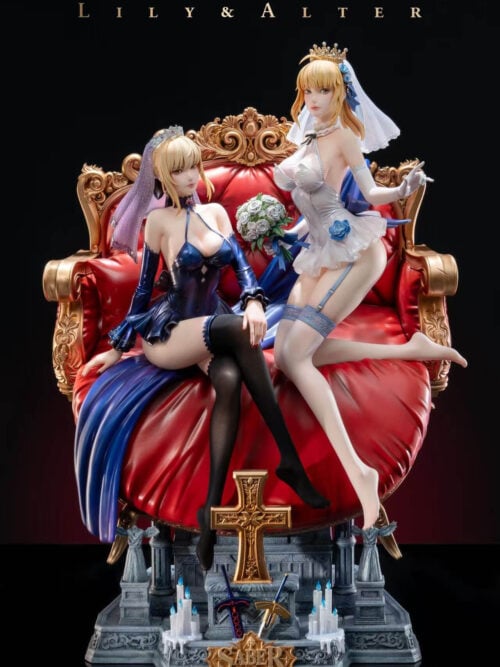 Bride Series — Artoria Pendragon (Lily) & Jeanne d'Arc (Alter) - Detail View 1