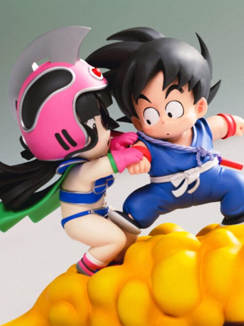 Chi-Chi & Son Goku on Kinto-Un - Detail View 1