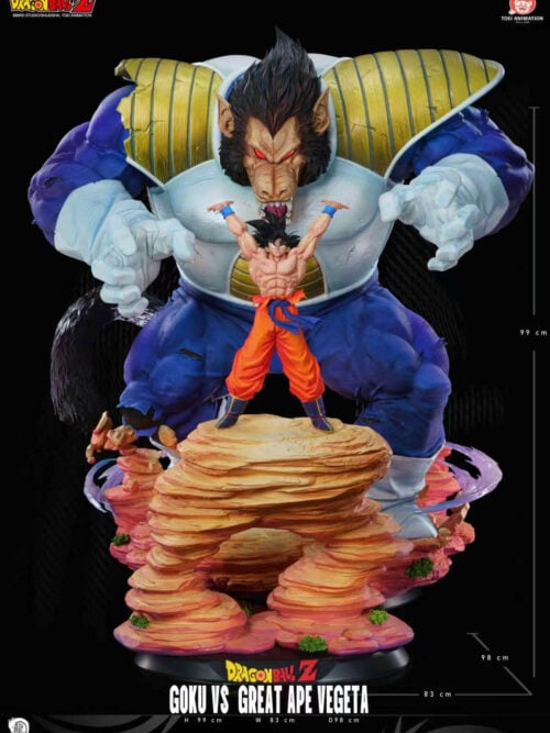 Great Ape Vegeta vs. Son Goku — Saiyan Saga - Collectible Figure Main View