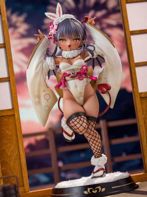 Brown Little Succubus — Kimono Bunny Girl Ver. - Detail View 7