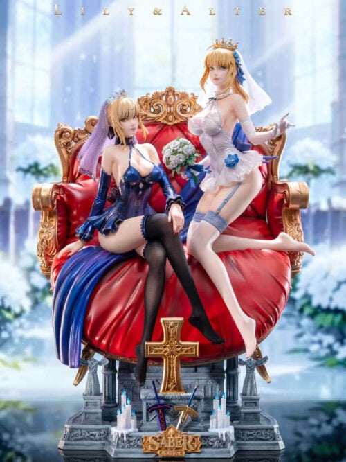 Bride Series — Artoria Pendragon (Lily) & Jeanne d'Arc (Alter) - Collectible Figure Main View