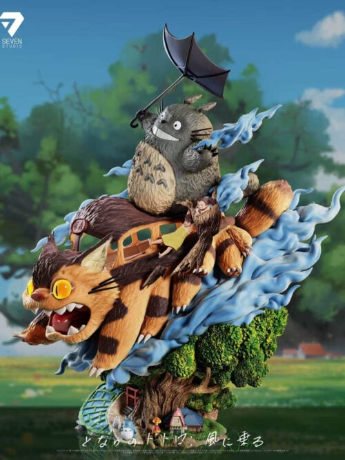 My Neighbor Totoro Riding the Wind - Detail View 1