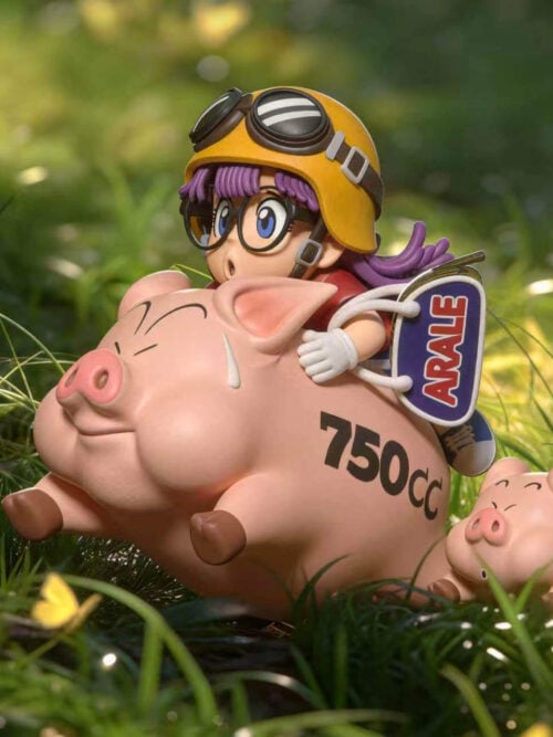 Riding Pig Arale - Collectible Figure Main View