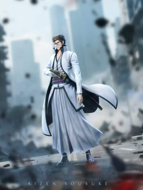 1wv4fw0np8xrafes1zrq7zx103prb85w Sousuke Aizen - Collectible Figure Main View
