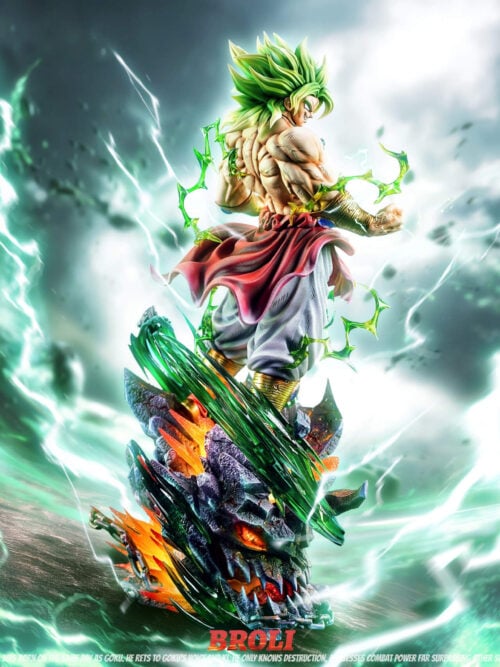 Legendary Super Saiyan Broly Looking Back - Collectible Figure Main View