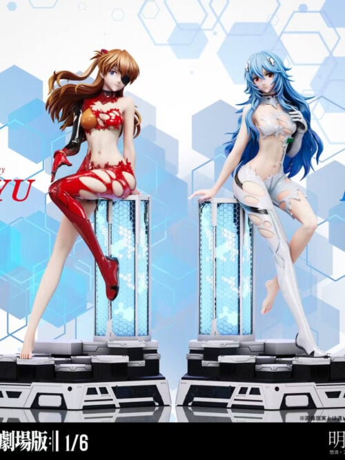 Asuka Langley Soryu & Rei Ayanami - Collectible Figure Main View