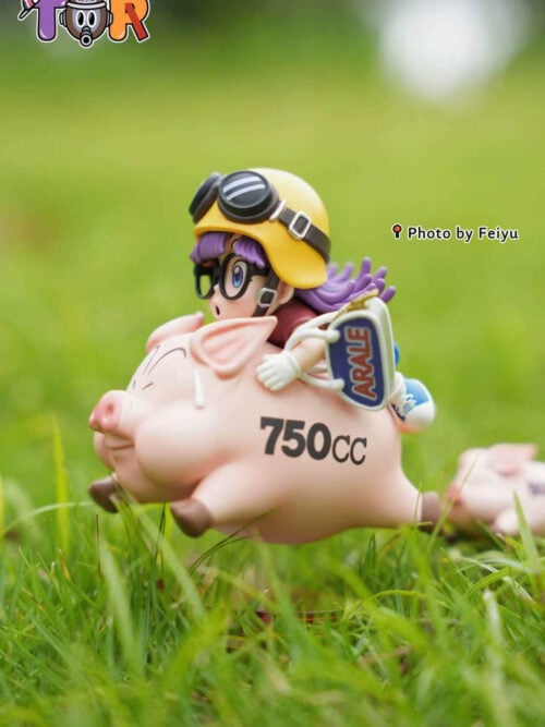 Riding Pig Arale - Detail View 1