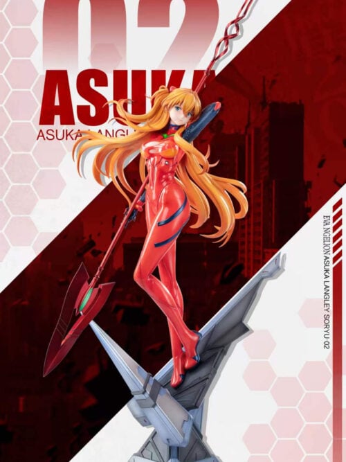 Neon Genesis Evangelion Rei Ayanami and Asuka Langley Soryu - Collectible Figure Main View