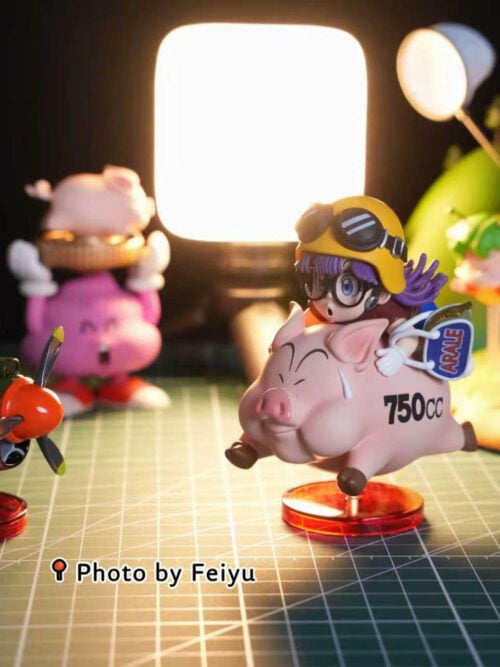 Riding Pig Arale - Detail View 8