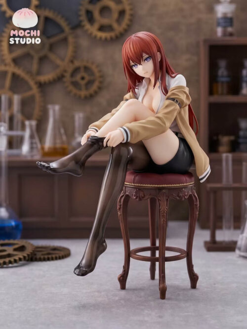 Seated Kurisu Makise - Collectible Figure Main View