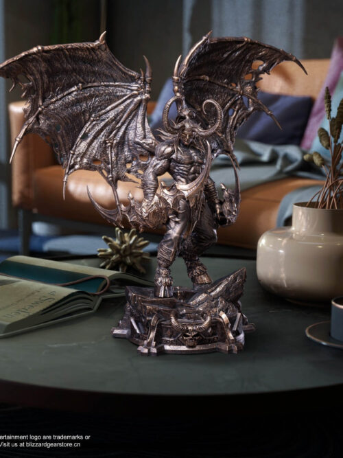 Illidan Stormrage Bronze Classic Statue — World of Warcraft - Detail View 16