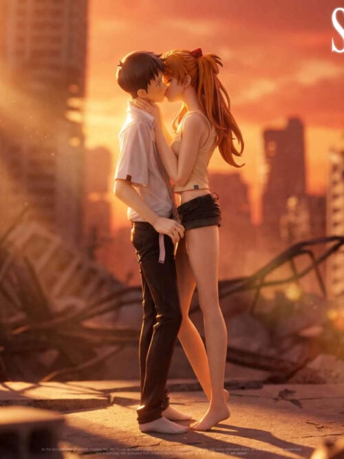 Final Kiss — Shinji Ikari and Asuka Langley Soryu - Collectible Figure Main View