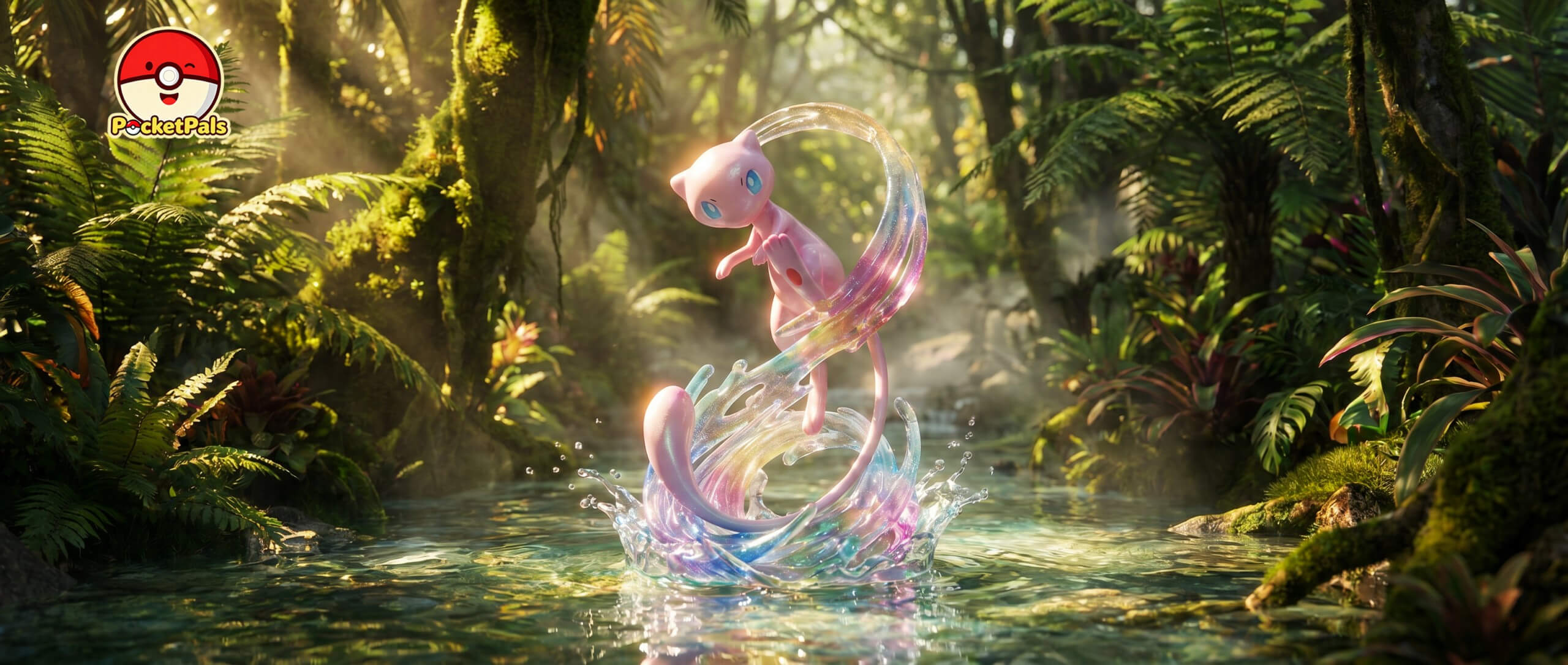 Dream Encounter Mew - Featured Image Dream Encounter Mew - Collectible Figure Main View