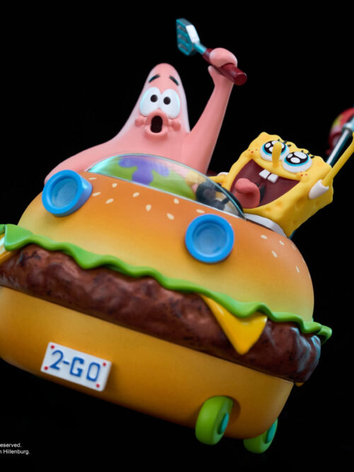 SpongeBob & Patrick Star Krabby Patty Cruiser Maglev Night Light - Detail View 1
