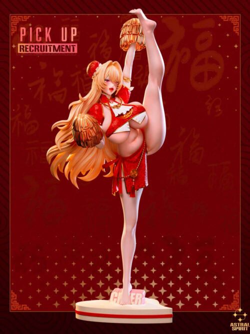 Cheerleader Sisters Bay and Clay - Collectible Figure Main View
