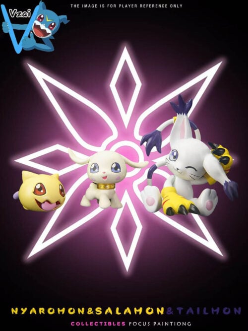 Tailmon and Patamon Evolution Chain Set - Detail View 2