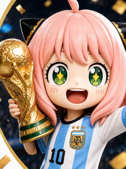 World Cup Anya Forger - Collectible Figure Main View