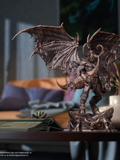 Illidan Stormrage Bronze Classic Statue — World of Warcraft - Detail View 18