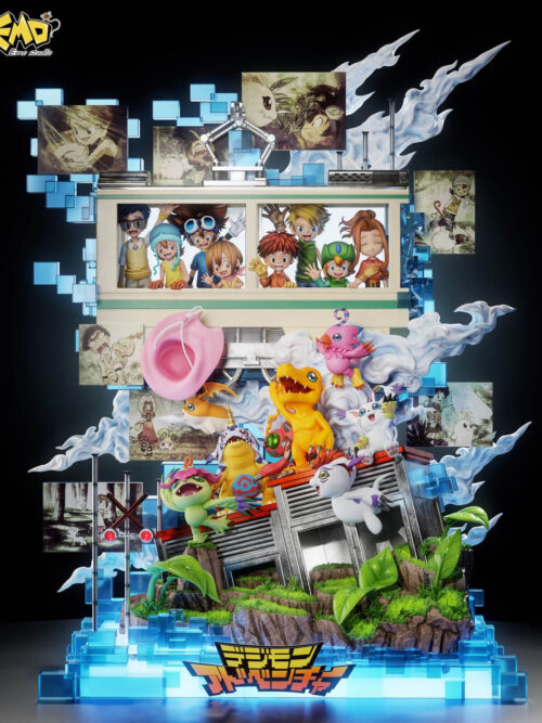 Digimon Adventure Farewell Train Diorama - Detail View 5