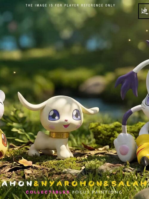 Tailmon and Patamon Evolution Chain Set - Collectible Figure Main View