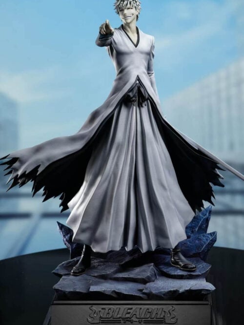 White Ichigo Zangetsu - Collectible Figure Main View