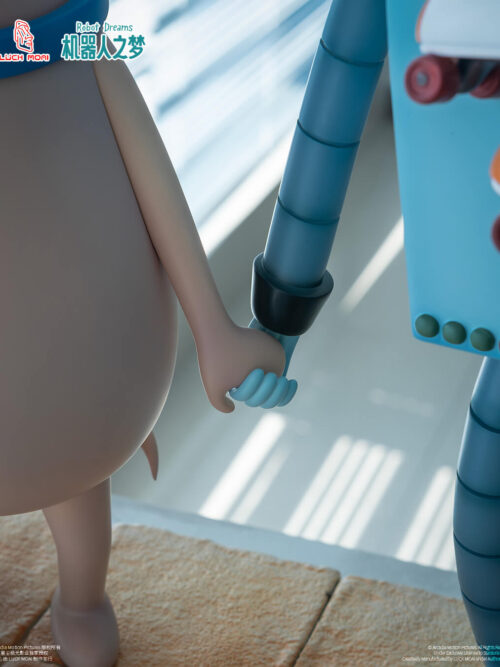Robot Dreams Hand-in-Hand Dog and Robot - Detail View 6