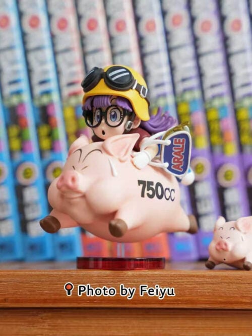 Riding Pig Arale - Detail View 6