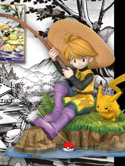 Fishing Yellow and Pikachu - Collectible Figure Main View