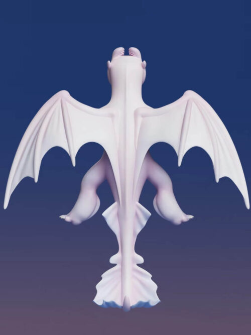 How to Train Your Dragon - Light Fury - Detail View 3