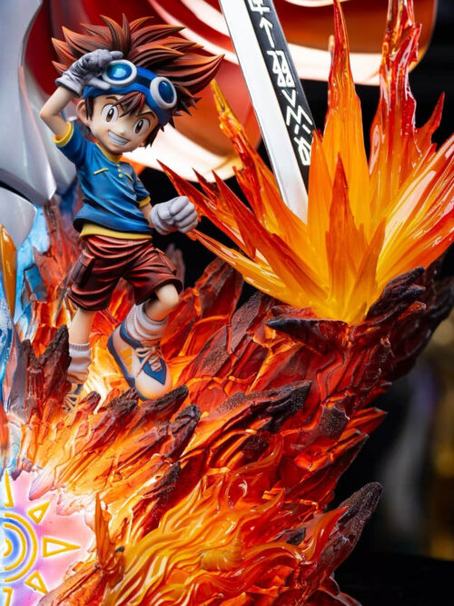 Omnimon with Yagami Taichi and Matt Ishida - Detail View 3