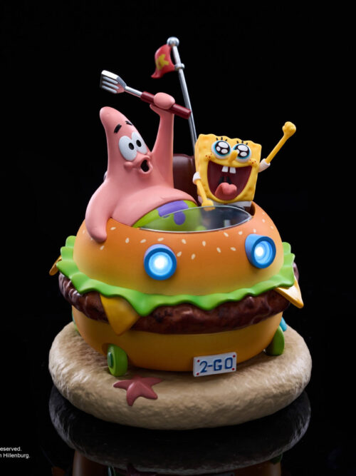 SpongeBob & Patrick Star Krabby Patty Cruiser Maglev Night Light - Detail View 8