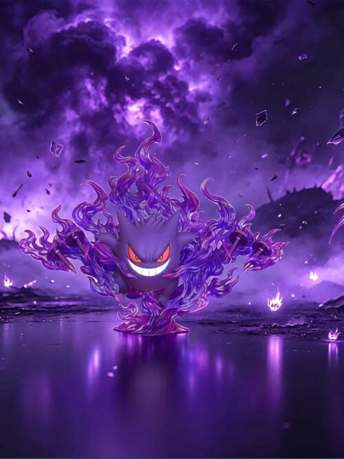 Gastly, Haunter, and Gengar Evolution Set - Collectible Figure Main View