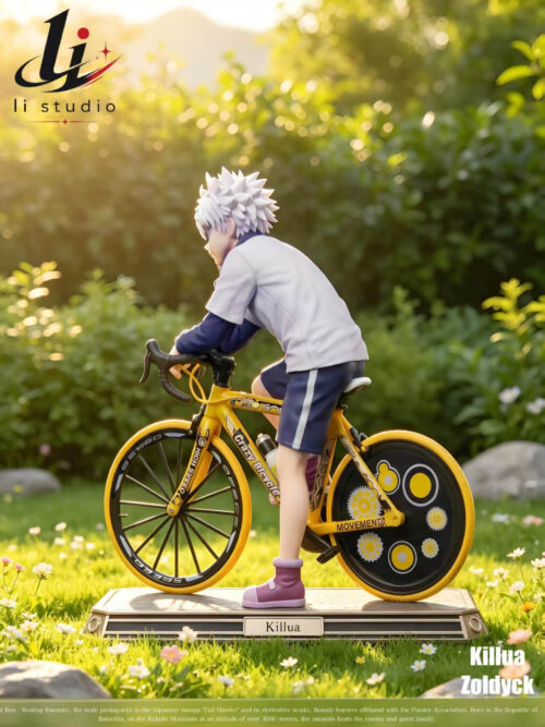 Killua Zoldyck on Bicycle - Detail View 2