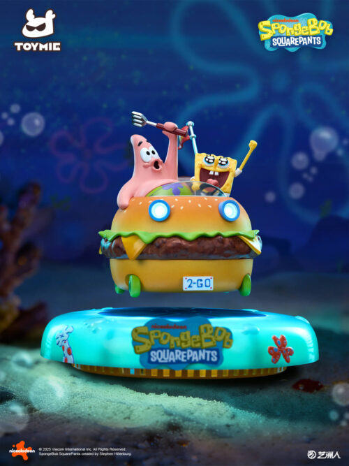 SpongeBob & Patrick Star Krabby Patty Cruiser Maglev Night Light - Detail View 13