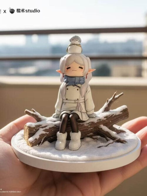 Snow Day Frieren — Desktop Series - Collectible Figure Main View