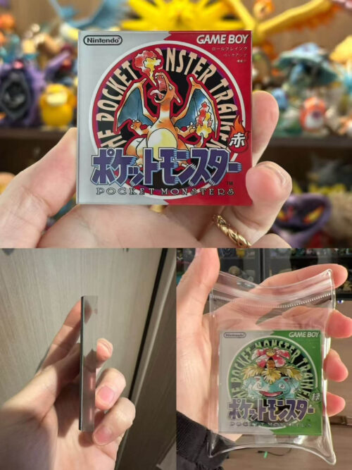Pokemon Japanese GBA Cartridge Art Acrylic Fridge Magnet Set - Detail View 3