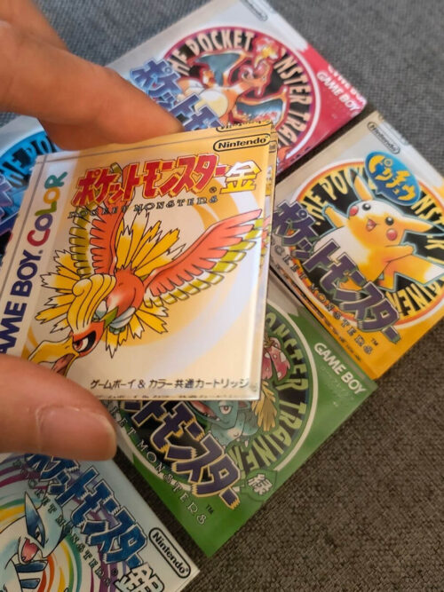Pokemon Japanese GBA Cartridge Art Acrylic Fridge Magnet Set - Detail View 1