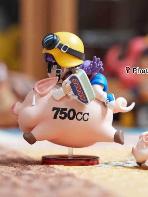Riding Pig Arale - Detail View 3