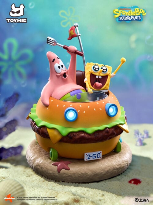SpongeBob & Patrick Star Krabby Patty Cruiser Maglev Night Light - Detail View 12