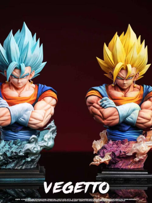 Super Saiyan Blue and Super Saiyan Vegito Bust - Detail View 4
