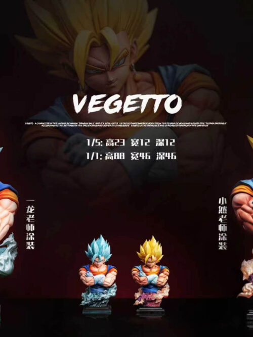 Super Saiyan Blue and Super Saiyan Vegito Bust - Detail View 8
