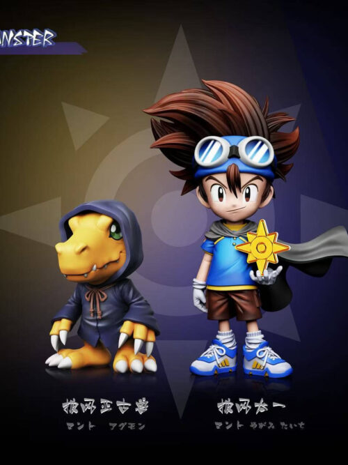 renv0t8bjh7k19q6bs9qq807s2vnwtkx Cloaked Yagami Taichi & Agumon - Collectible Figure Main View