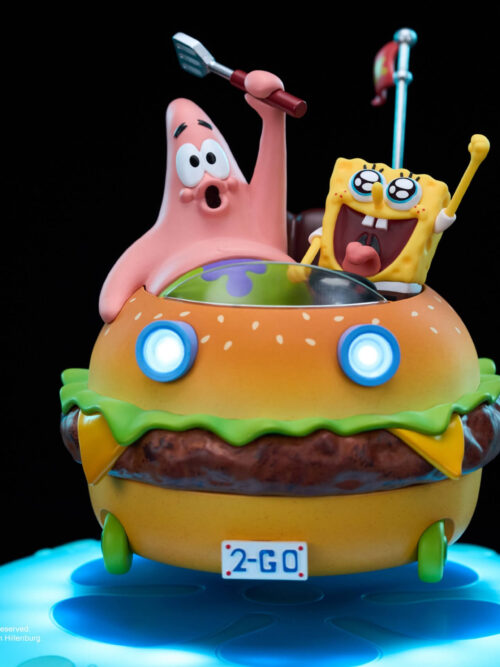 SpongeBob & Patrick Star Krabby Patty Cruiser Maglev Night Light - Detail View 5