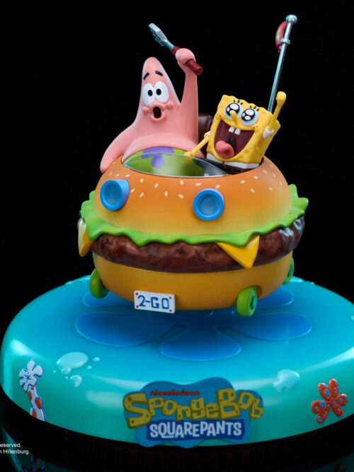 SpongeBob & Patrick Star Krabby Patty Cruiser Maglev Night Light - Imagen 11