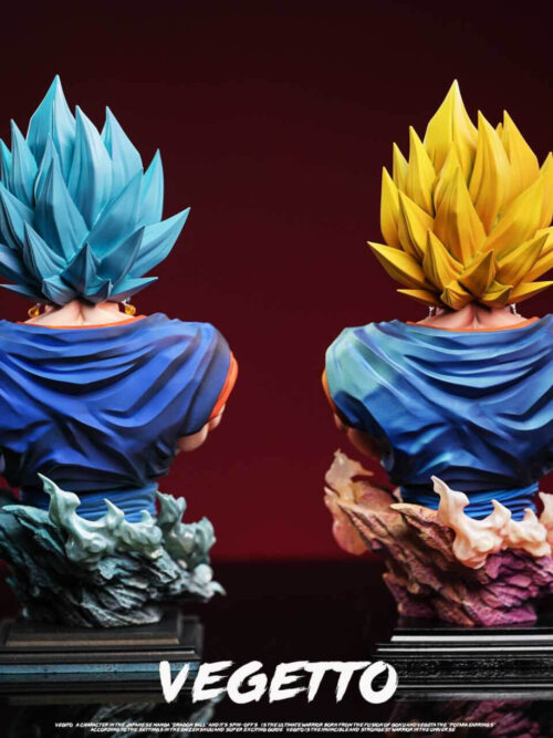 Super Saiyan Blue and Super Saiyan Vegito Bust - Detail View 5