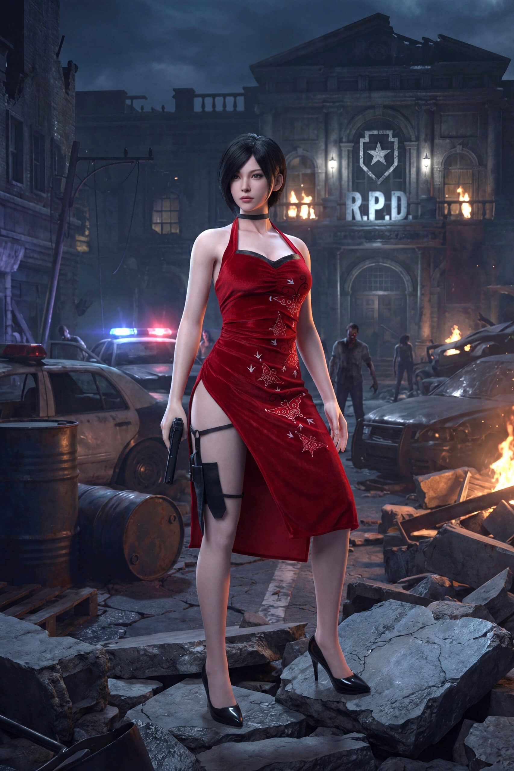 Ada Wong Life-Size Doll - Featured Image Ada Wong Life-Size Doll - Collectible Figure Main View
