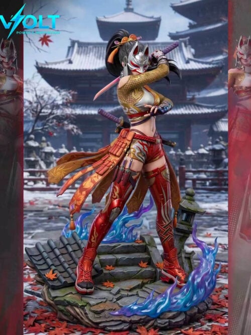Fox Mask Kunimitsu - Detail View 6